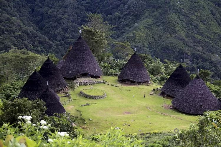 Mbaru Niang di Desa Wae Rebo, Nusa Tenggara Timur (wikipedia)