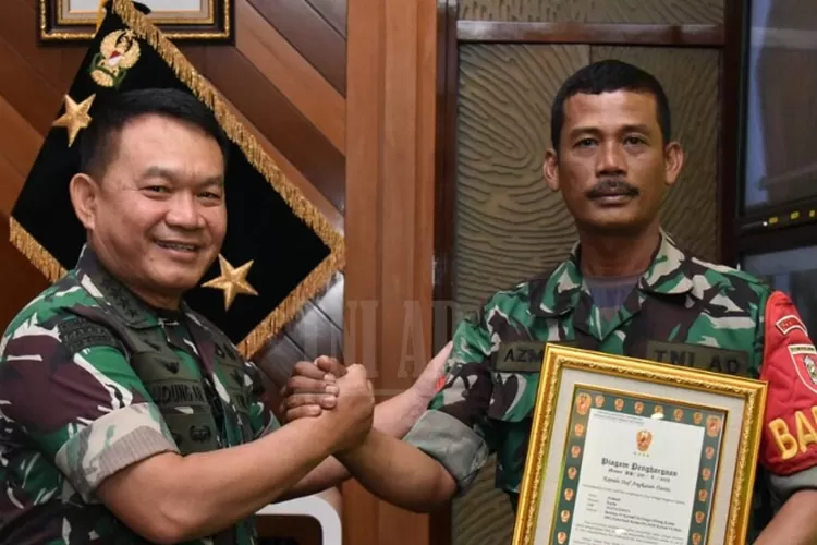 Kopka Azmiadi Naik Pangkat (Dok. tniad.mil.id)