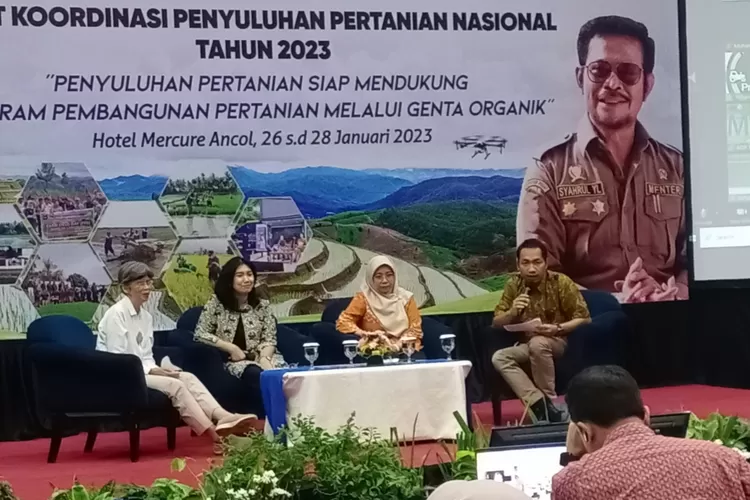 Talk show di sela Rakor Penyuluhan Pertanian Nasional (Ist)