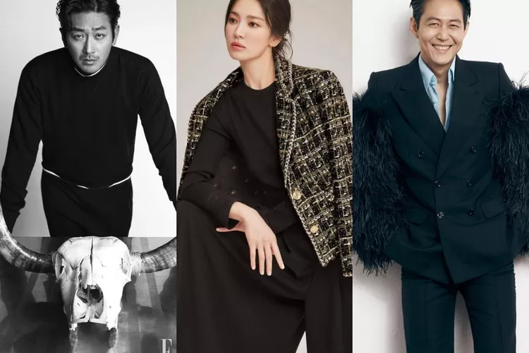 Kolase foto Ha Jung Woo Song Hye Kyo Lee Jung Jae (hancinema.net)