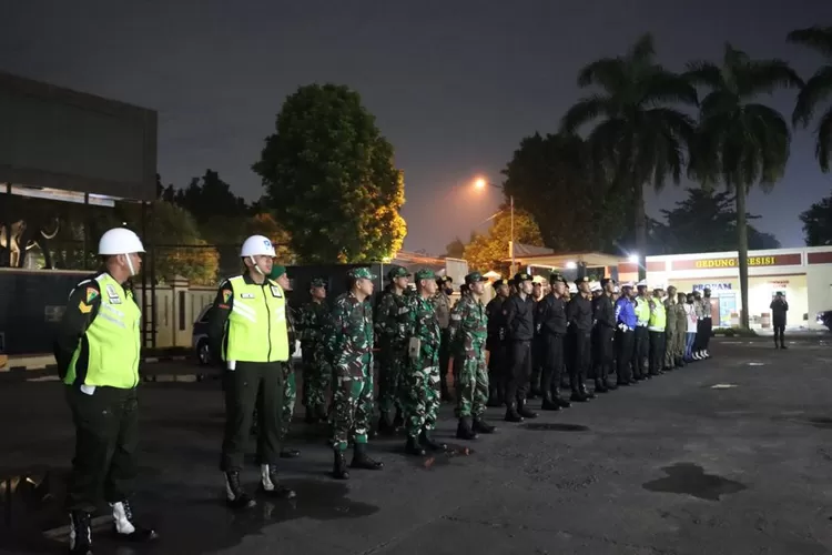 Patroli Polres Bogor dan TNI (Mam/Bogor Times)