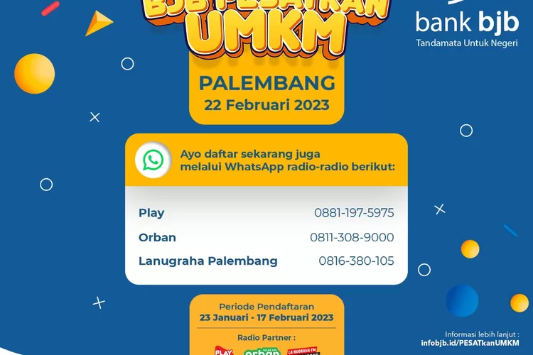 , bank bjb kembali hadir menyelenggarakan workshop dan edukasi pengembangan bisnis, yakni bjb PESATkan UMKM di Palembang. (ayopontianak.com/dok. bank bjb)