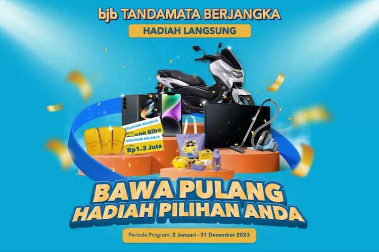 bank bjb memiliki program Promo bjb Tandamata Berjangka. Program ini dibuat dalam bentuk pemberian hadiah langsung kepada nasabah. (ayopontianak.com/dok. bank bjb)