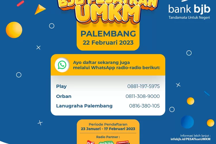 Ayo Ikuti Workshop Bisnis bjb PESATkan UMKM di Palembang