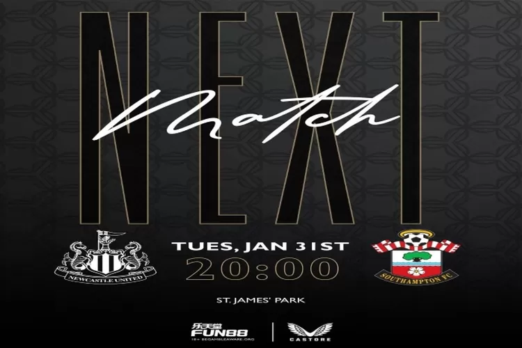 Head to Head Newcastle United vs Southampton di EFL Cup 31 Februari 2023 03.00: Keunggulan The Magpies (Instagram @nufc)