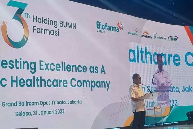 Rayakan Hari Jadi Ke-3: Holding BUMN Farmasi Resmikan Logo Biofarma ...