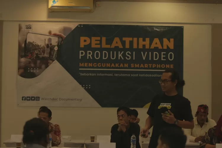 Tangkal Hoaks, Watchdoc Gelar Pelatihan Video&nbsp;