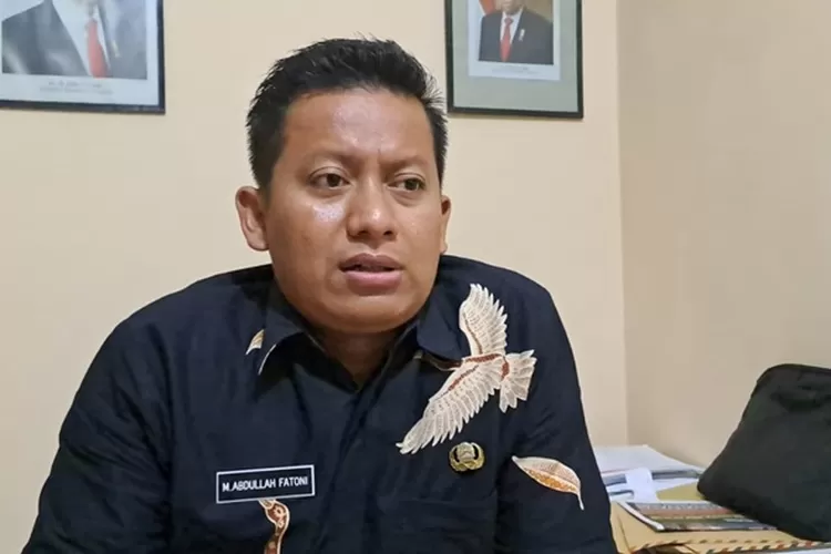 Kades Kebonbatur, Mranggen, Demak , Abdullah Fatoni saat berada di kantornya. Abdullah setuju masa jabatan kades diperpanjang menjadi 9 tahun.  (Istimewa)