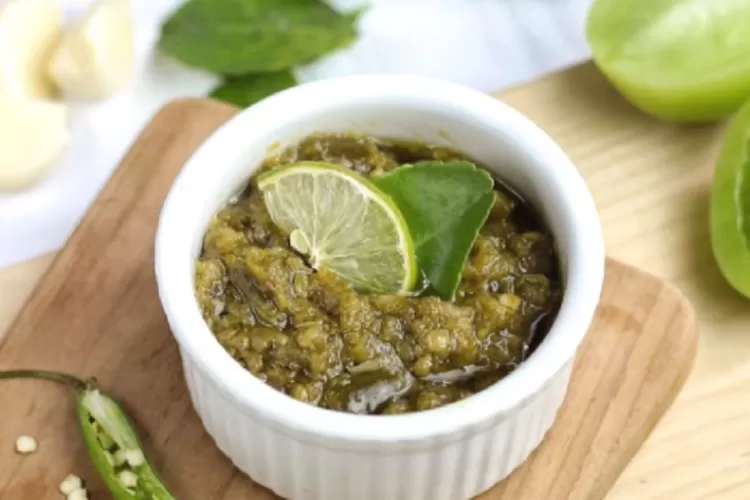 Resep sambal hijau kencue. Foto/Instagram (Foto/Instagram)