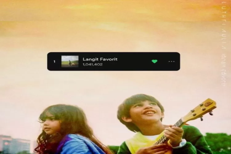 Cover foto lirik lagu 'Langit Favorit' oleh Luthfi Aulia (Instagram @luthfiaulia)