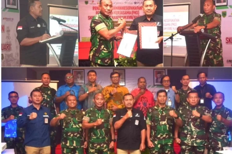  Wujudkan Komitmen Panglima TNI Pangdam XVIII Kasuari - SKK Migas dan  KKKS  Dukung Pemerintah Kawal Pembangunan (Istimewa)