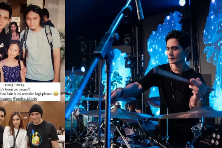 Heboh Eks Drummer Dewa 19 Tyo Nugros, Tetap Ganteng Dan Awet Muda Di ...