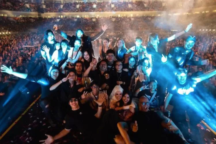 Mulaan Jameela tampil di konser Dewa 19. Foto/Instagram (Foto/Instagram)