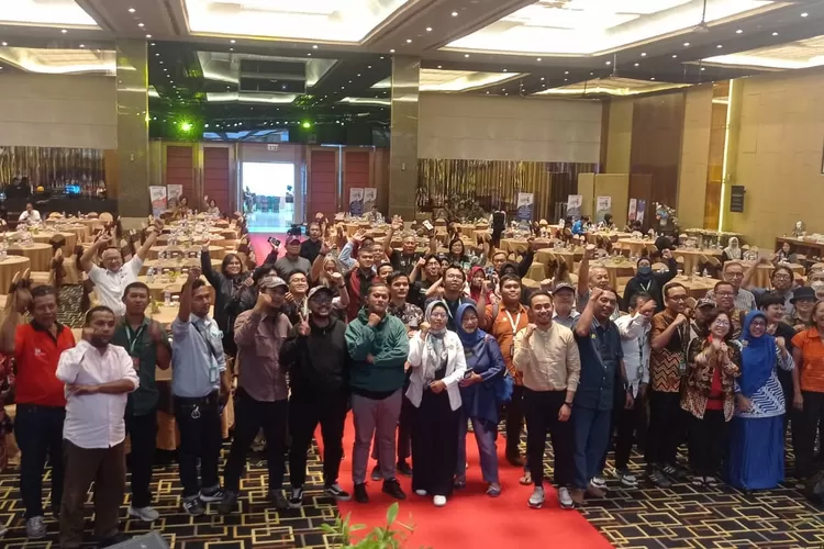 Antusias para peserta seminar  Anugerah Karya Jurnalistik Adinegoro 2022, Selasa (7/2/2023)