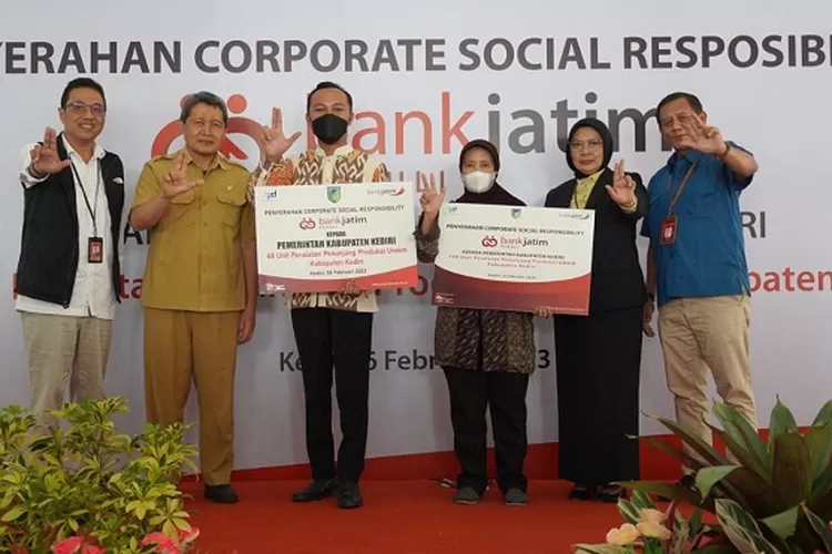 CSR Bank Jatim Peduli terus berbagi, kali ini untuk ratusan UMKM di Kabupaten Kediri