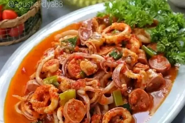 Resep cumi saus padang. Foto/Instagram (Foto/Instagram)