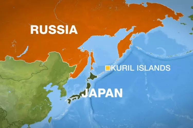 Peta Jepang Rusia (Aljazeera)