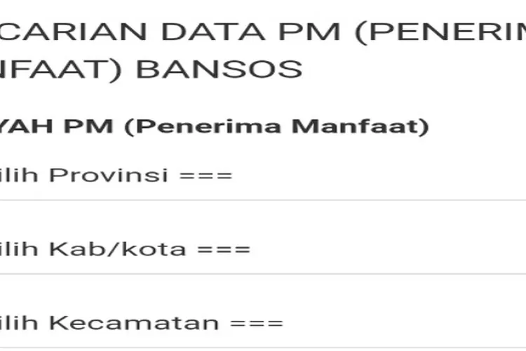 Wah Bansos Segera Cair Begini Cara Cek Nama Kamu Terdaftar Penerima