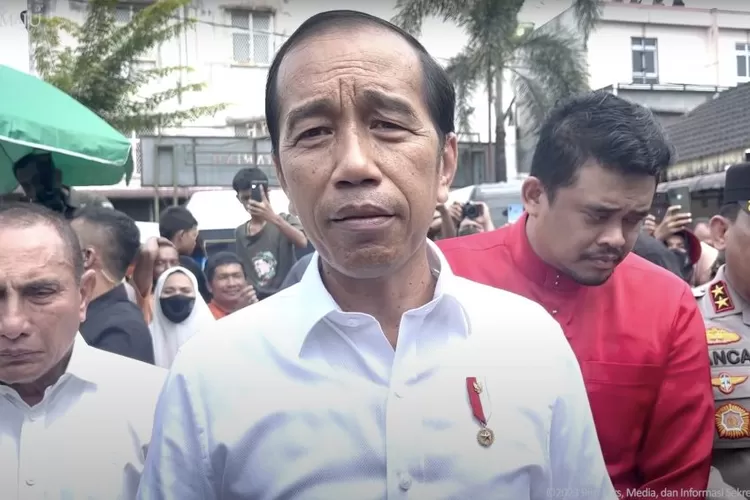 Presiden Jokowi TInjau Beberapa Harga Bahan Pokok di Medan