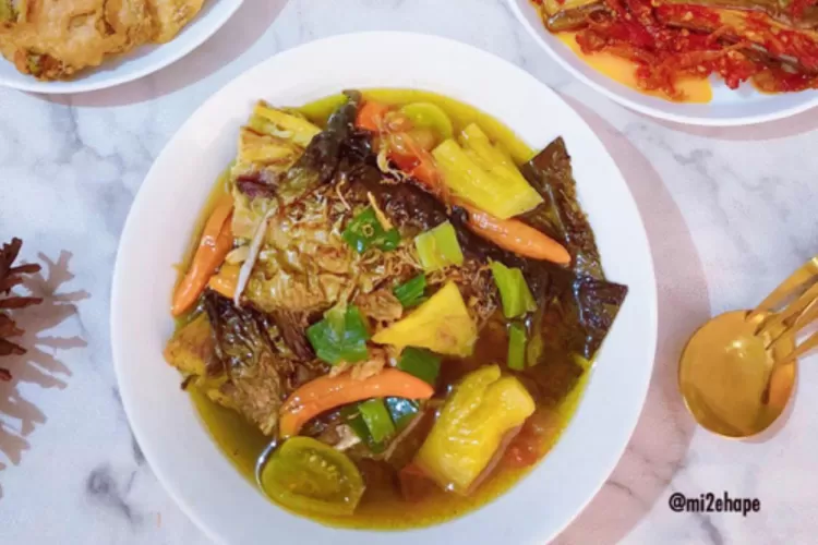 Resep pindang salai. Foto/Instagram (Foto/Instagram)
