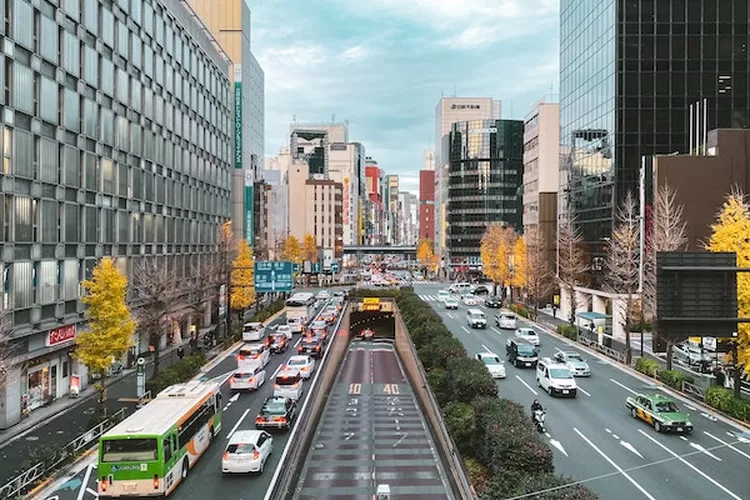 Ilustrasi lalu lintas Tokyo di siang hari. (Pexels.com/Charmaine)
