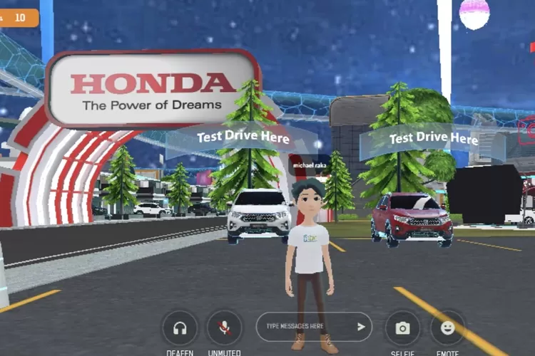 Showroom virtual di Honda MetaWorld (Dok. Honda)