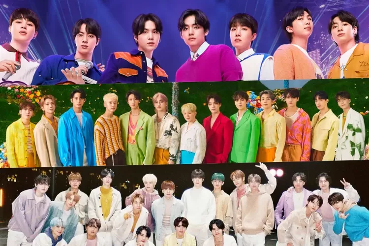 Reputasi boy grup K-Pop pada Februari 2023.