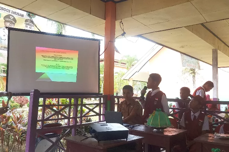 Shadewo lagi presentasi inovasinya  (Dok. LHR)