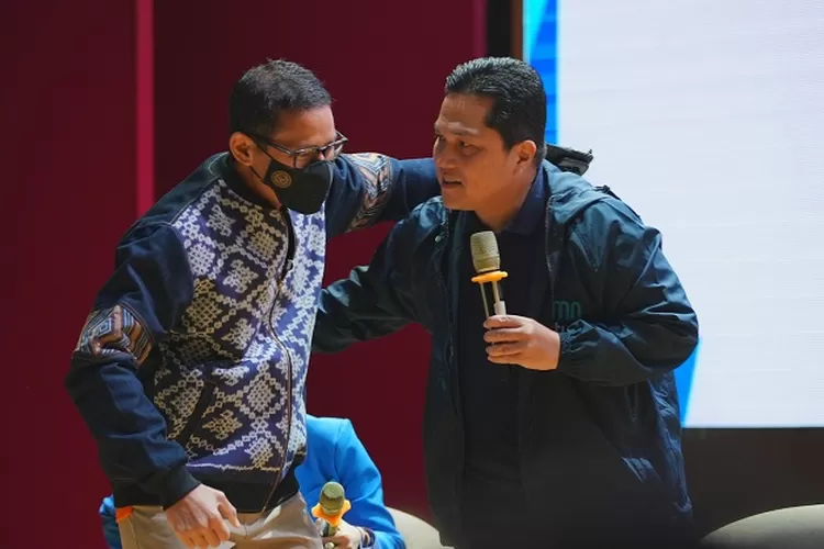 Erick Thohir dan Sandiaga Uno Hadiri Peresmian JPP (Promedia)