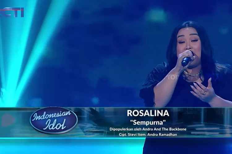 Penampilan Rosalina di Spektakuler Show 2 (Tangkapan layar: Youtube/Indonesian Idol 2023)