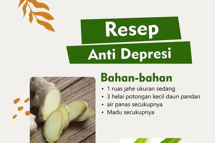 Resep anti depresi dari dr Zaidul Akbar. (instagram @dr.zaidulakbar.resep )