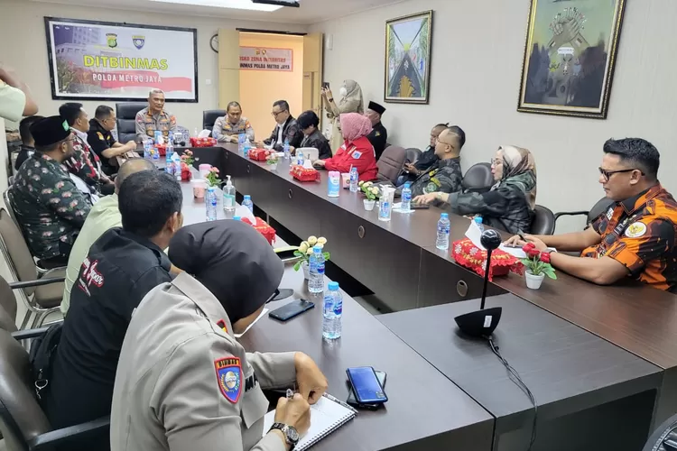 Silaturahmi Para Ketua Organisasi Masyarakat dengan Direktur Binmas Polda Metro Jaya (Istimewa )