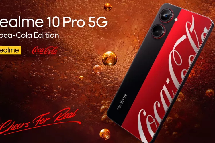 Coca-Cola merupakan brand minuman yang kini berkolaborasi dengan brand smartphone yaitu Realme (Tangkapan Layar Realme.com)