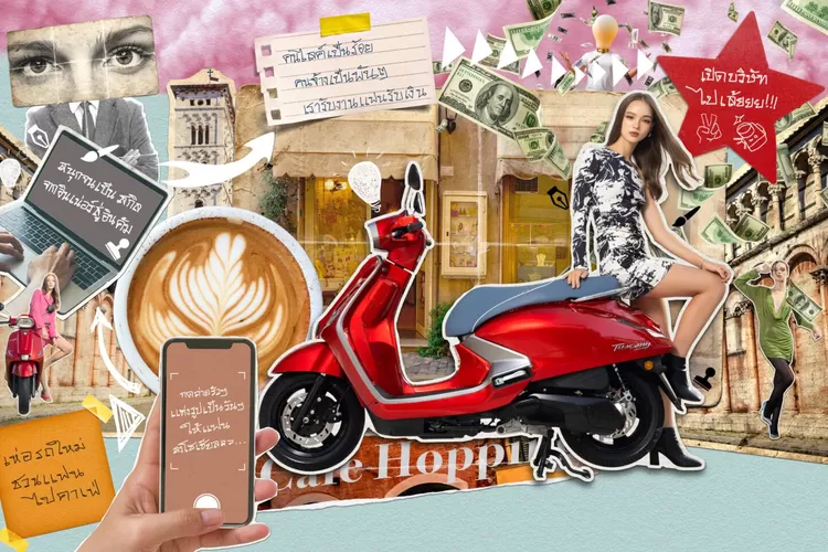 Harga Beda Dikit dari New Honda BeAT 2023 150 cc, Kembaran Motor Vespa Versi Murah Resmi Rilis! (GPX Thailand)