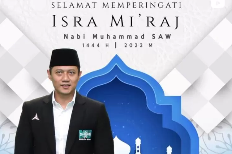 Agus Harimurti Yudhoyono punya pemaknaan khusus terhadap Isra  Mikraj. (tangkapan layar Instagram @agusyudhoyono