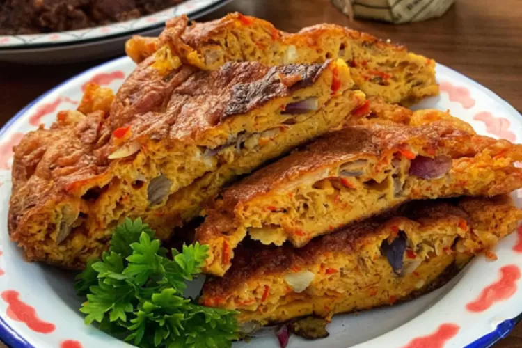 Resep telur dadar ala rumah makan Padang. Foto/Instagram (Foto/Instagram)