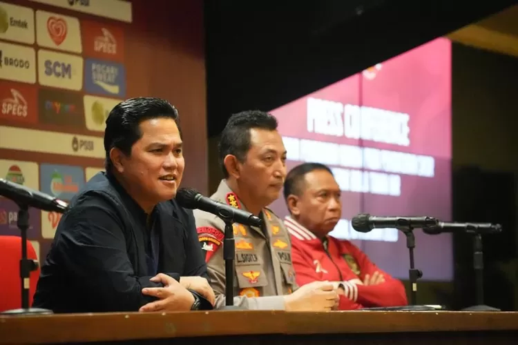 Erick Thohir dan Kapolri Jenderal Listyo Sigit (Twitter Erick Thohir)