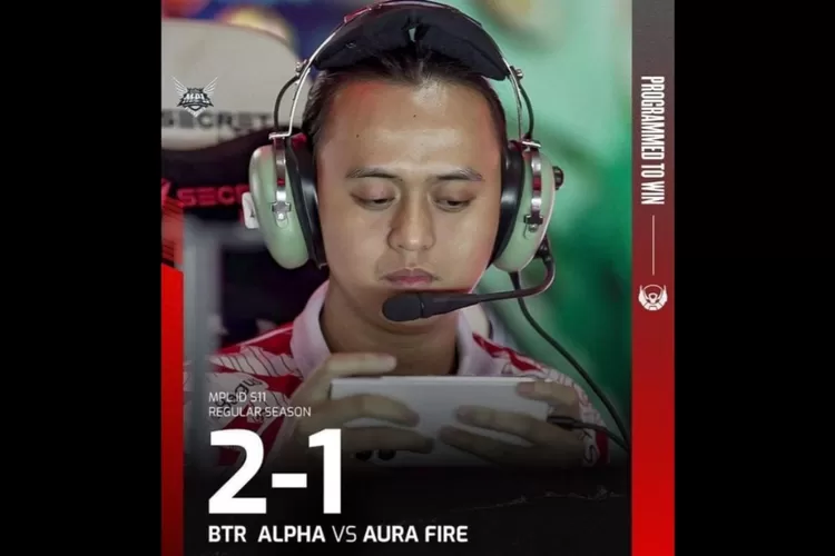 Pekan pertama MPL ID S11 ditutup Bigetron Alpha dengan mengalahkan Aura Fire. (Instagram.com/@bigetronesports)