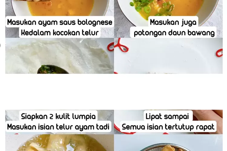 Ide cemilan Buka Puasa di Bulan Ramadhan: Martabak Ayam Bolognese (Foto: Lemon8 Martabak Ayam Bolognese)