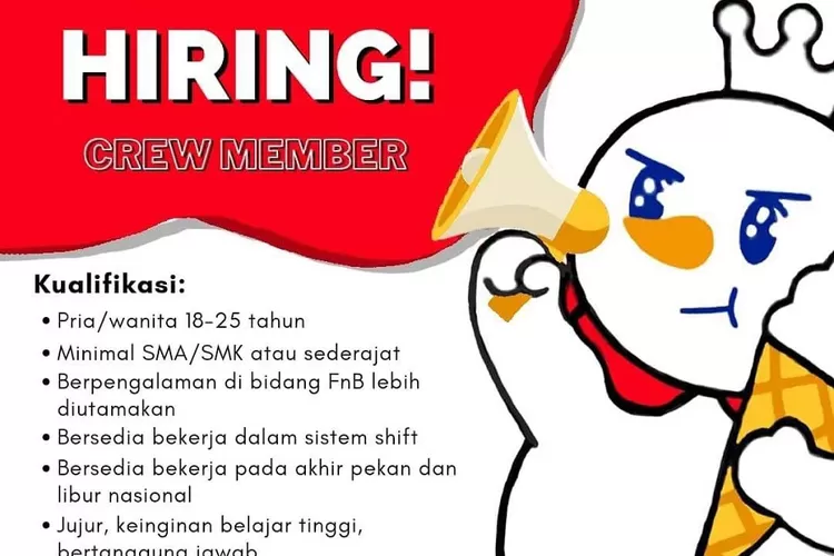 Mixue Membuka Lowongan Kerja di Bulan Februari 2023, Lulusan SMA Sederajat Bisa Daftar