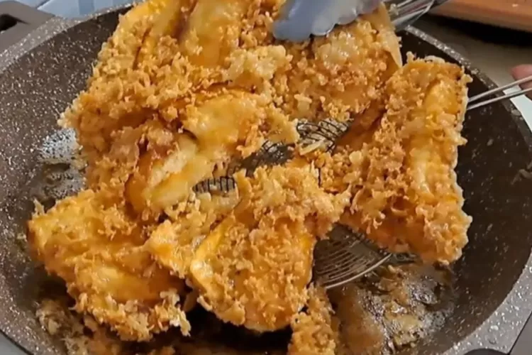 Resep pisang goreng Pontianak. Foto/Instagram (Foto/Instagram)