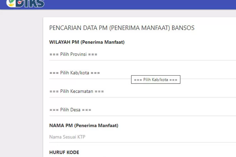 nama penerima PKH bisa dilihat langsung di link resmi ini. (kemensos.go.id)