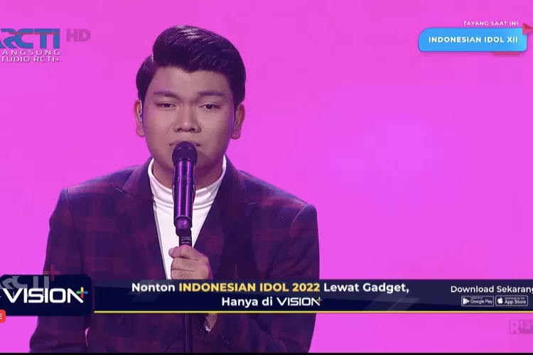 Lirik Lagu Keabadian yang Dibawakan Alfredo Indonesian Idol 2023 (Foto: Tangkapan Layar RCTI Plus)
