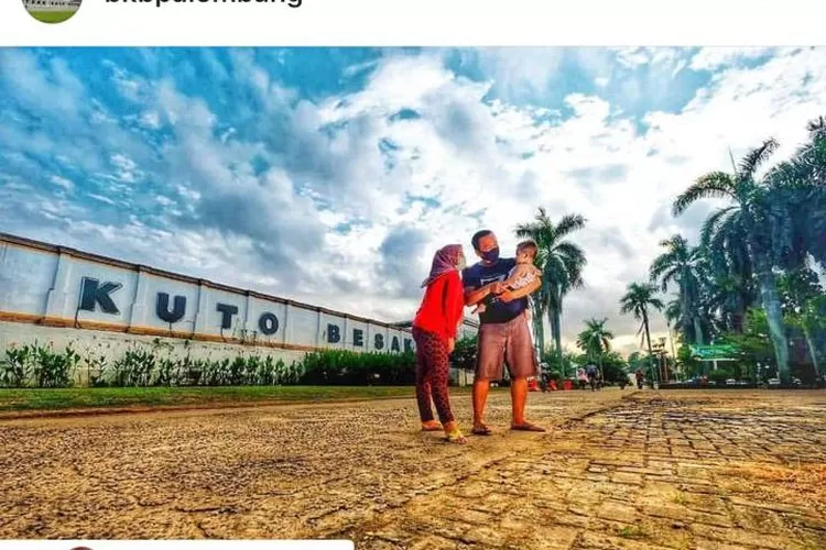 Benteng Kuto Besak (BKB) terbuat dari putih telur. Apa huungannya ya dengan Pempek Telok atau Pempek Kapal Selam? (tangkapan layar  instagram @carolinaasmara) (bkbpalembang)