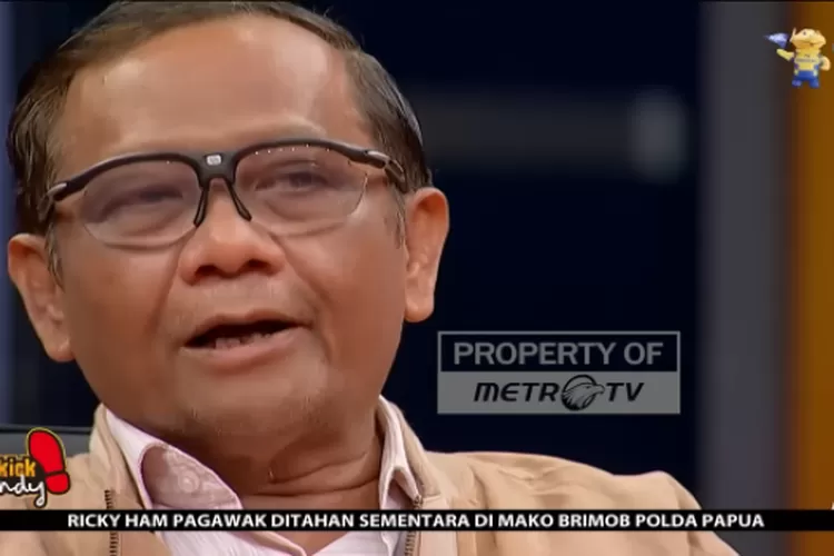 Blak Blakan Mahfud Md Ngaku Bahwa Dirinya Menggiring Opini Publik