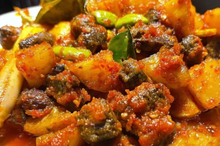Resep sambal kentang ati. Foto/Instagram (Foto/Instagram)