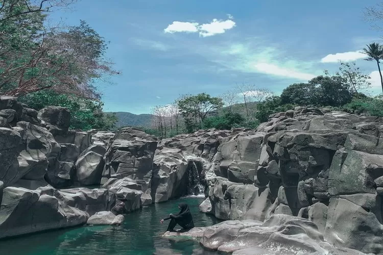 Celebes Canyon Kabupaten Barru (Foto/Instagram/@reginarieuwpassa_11)