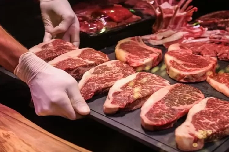 Daging wagyu mentah (Freepik)