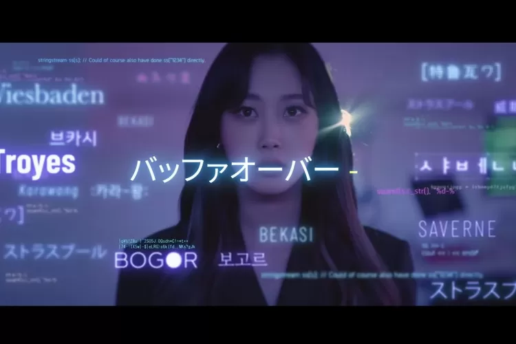 3 nama kota di Indonesia debut dalam SMCU aespa episode ketiga (Tangkap layar YouTue SM Entertainment)