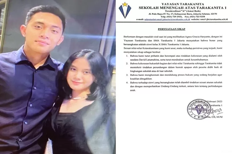 Mario Dandy Satriyo di D.O dari Kampus, SMA Tarakanita 'Gantung' Status Agnes Gracia Haryanto (Twitter/mazzini_gsp)